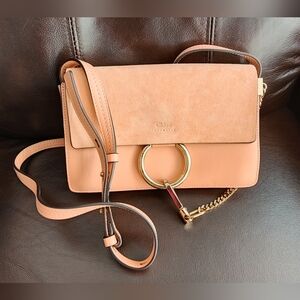 Authentic Boutique Chloe Leather/Suede Small Faye Shoulder/Crossbody bag